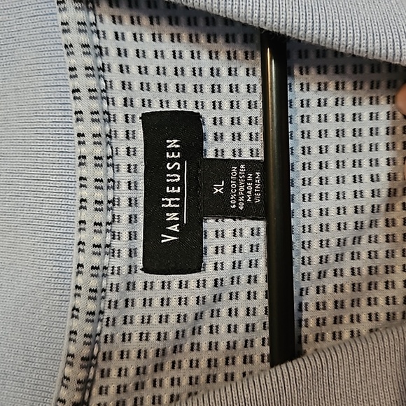 Van Heusen Light Blue Polo Shirt XL - Picture 4 of 8